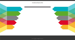 Desktop Screenshot of mobicontact.info